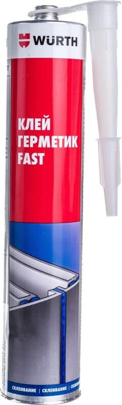 Клей-герметик Wurth KLEB DICHTET FAST черный