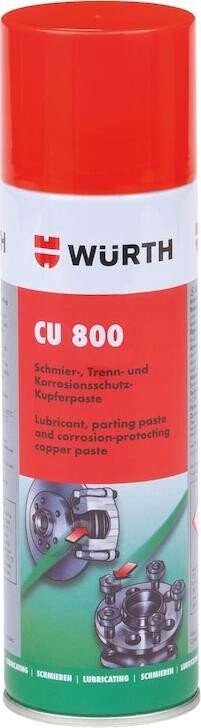 Медный спрей Würth CU 800