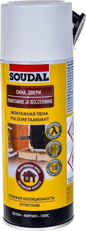 Ручная монтажная пена SOUDAL "DIY"