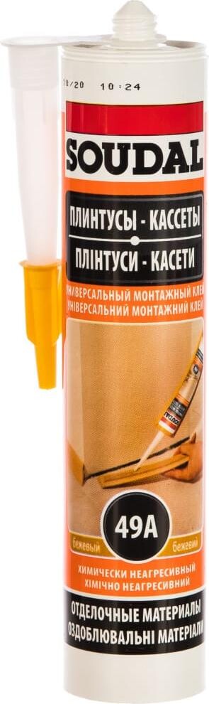 Клей монтажный универсальный SOUDAL 49А бежевый