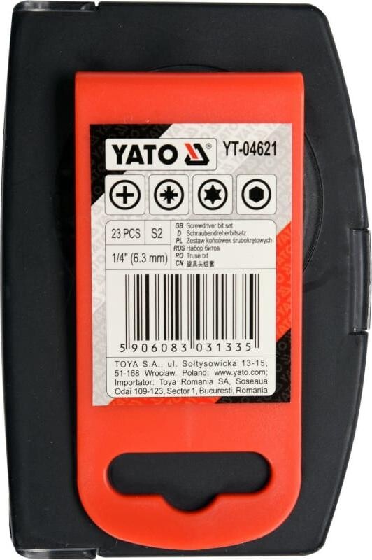 Набор ударных бит YATO YT-04621