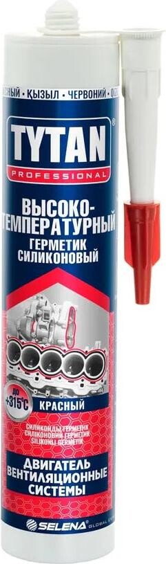 Герметик силиконовый TYTAN Professional красный